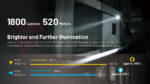 Тактически фенер Nitecore MT2C PRO 1800 лумена » Force.BG