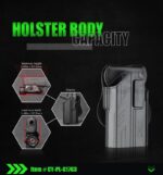 Тактически кобур Cytac за Glock 17 с монтаж за фенер » Force.BG
