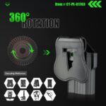 Тактически кобур Cytac за Glock 17 с монтаж за фенер » Force.BG