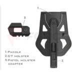 Тактически кобур Recover G7 OWB за Glock 9mm/40SW » Force.BG