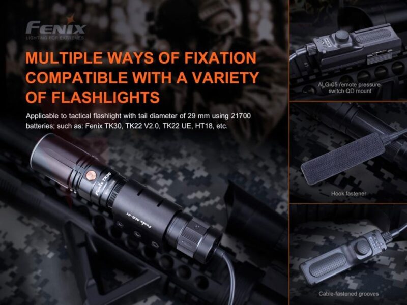 Тактически спусък за фенер Fenix за монтаж на оръжие » Force.BG