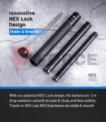 Телескопична палка Nextorch N23C Quicker Duty Baton 58 см стомана » Force.BG