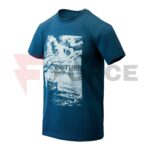 Тениска Helikon-tex ADVENTURE IS OUT THERE DARK AZURE » Force.BG