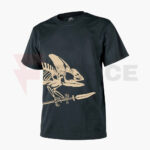 Тактическа тениска Helikon-tex Full Body Skeleton маслинено зелена » Force.BG