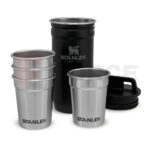 Термос с чаши за шотове Stanley Adventure Nesting Shot Glass Set 0.59ML / 2OZ Black » Force.BG