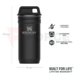 Термос с чаши за шотове Stanley Adventure Nesting Shot Glass Set 0.59ML / 2OZ Black » Force.BG