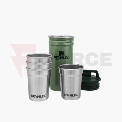 Термос с чаши за шотове Stanley Adventure Nesting Shot Glass Set 0.59ML / 2OZ Hammertone Green » Force.BG