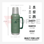 Термос Stanley ARTISAN 1.4 L Hammertone Green » Force.BG