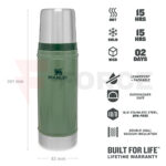 Термос за лов Stanley Classic Legendary 0.47L Hammertone Green » Force.BG