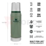 Термос Stanley The Legendary 0.75л Hammertone Green » Force.BG