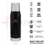 Термос Stanley The Legendary 0.75л Matte Black Pebble » Force.BG