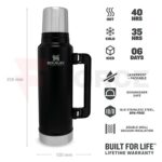Термос Stanley The Legendary 1.4л Matte Black Pebble » Force.BG