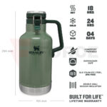 Термос за бира Stanley Classic Easy-Pour 1.9L Hammertone Green » Force.BG