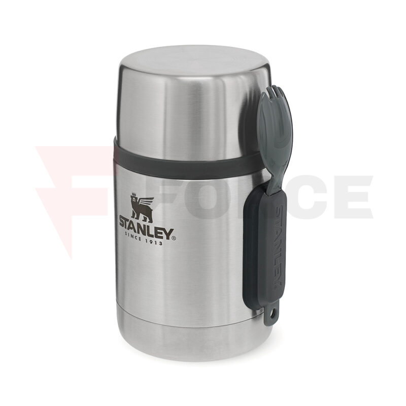 Термос за храна Stanley Adventure Stainless Steel All-In-One Food Jar 0.53L / 18OZ with spork Grey » Force.BG