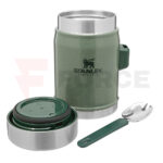 Термос за храна Stanley Classic Legendary Food Jar 0.4L / 14 OZ Hammertone Green with spork » Force.BG