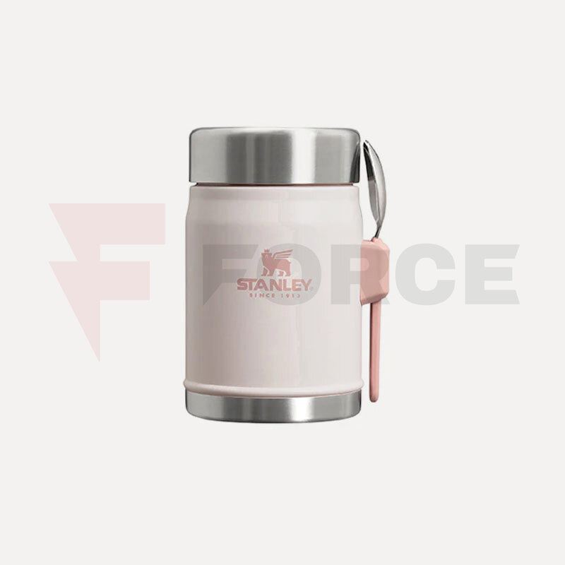 Термос за храна Stanley Classic Legendary Food Jar 0.4L with spork Rose Quartz » Force.BG
