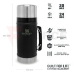 Термос за храна Stanley Classic Legendary Food Jar 0.94L / 1QT Matte Black » Force.BG