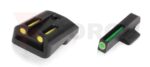 Тритиеви фибро оптични мерни прибори Truglo TFO за Glock 17/19 жълто » Force.BG