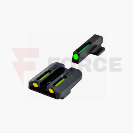 Тритиеви фибро оптични мерни прибори Truglo TFO за Glock 17/19 жълто » Force.BG
