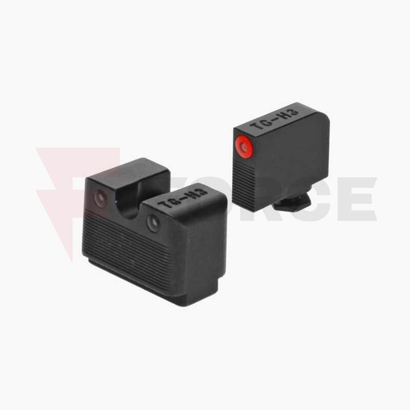 Тритиеви мерни прибори Set Truglo Tritium Pro Glock MOS High Orange » Force.BG