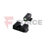 Тритиеви фибро оптични мерни прибори Truglo TFO за Glock 17/19 жълто » Force.BG