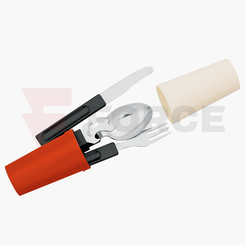 Туристически комплект прибори Fox Knives Camping 420C » Force.BG