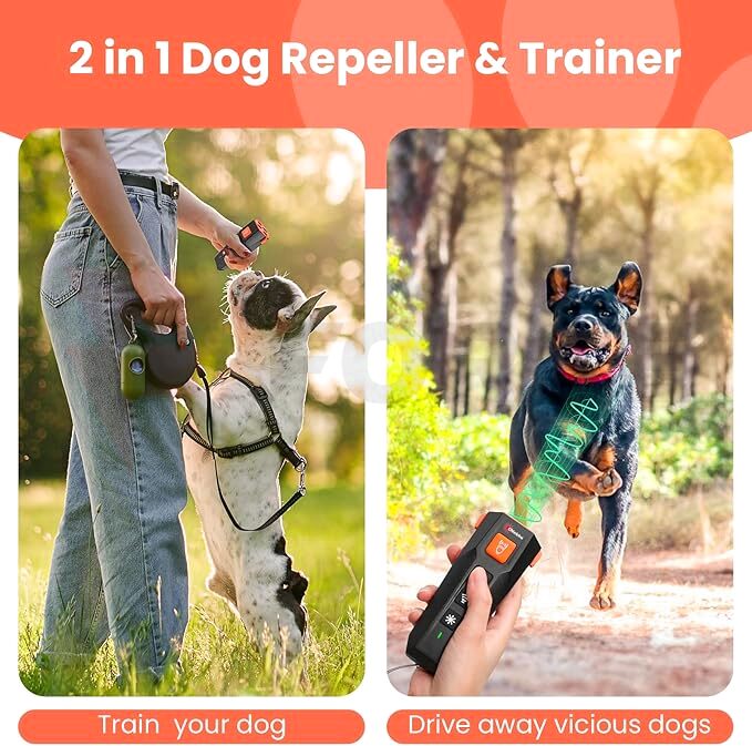 Ултразвуков Кучегон/Треньор за кучета/фенерче DOG TRAINER » Force.BG