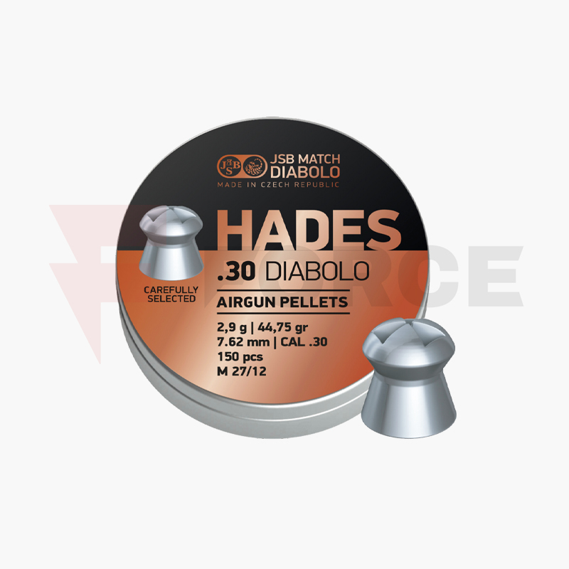 Въздушни чашки JSB Hades .30 калибър 7.62mm 150бр 2.9гр » Force.BG