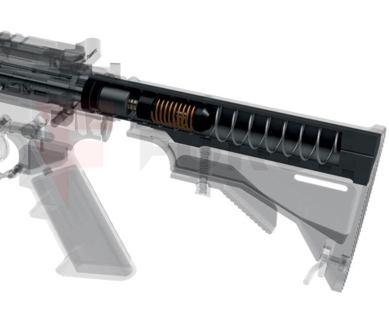 Възвратна пружина за Saiga 12 cal. - система за намаляване на отката » Force.BG