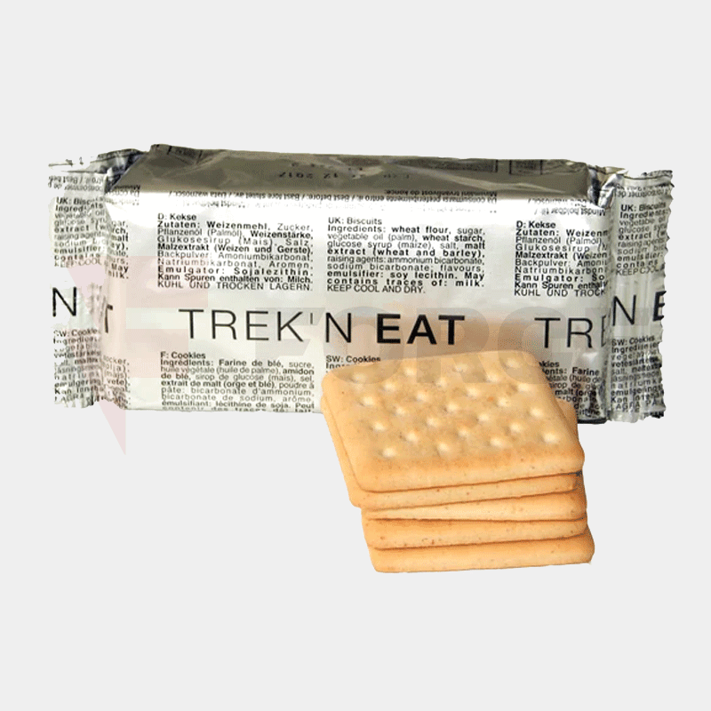 Високо енергийни бисквити Trek'n Eat Trekking Biscuits (12бр в пакет) » Force.BG