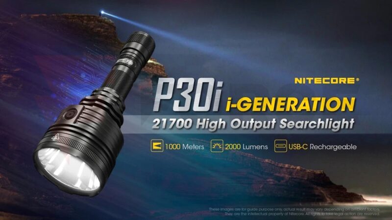 Тактически фенер Nitecore P30i 2000 лумена 1000 м » Force.BG