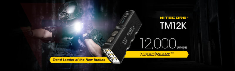 Тактически фенер Nitecore TM12K 12000 лумена 250 м » Force.BG