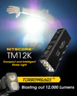 Тактически фенер Nitecore TM12K 12000 лумена 250 м » Force.BG