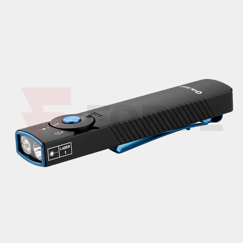 Заряден Фенер Olight Arkfeld Pro 1300 Лумена бяла, UV светлина и Зелен Лазер » Force.BG