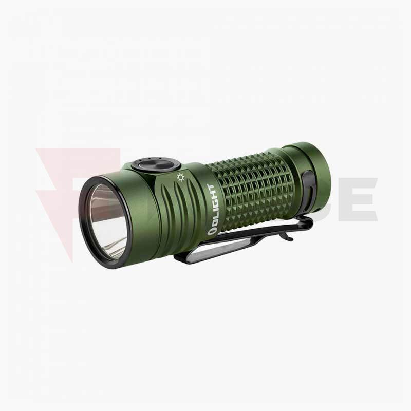 Компактен Тактически Фенер Olight Baton Turbo 1000 Лумена OD Green » Force.BG