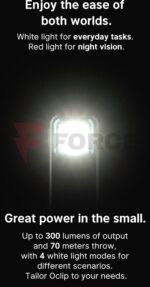 Заряден фенер Olight Oclip 300 Лумена black OD Green » Force.BG