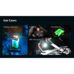 Заряден фенер Wuben X3 Owl EDC Flashlight Blue + Charging Box Black 700 Лумена » Force.BG