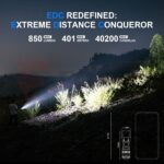 Тактически фенер Wuben T4 850 lumens Black с пръстен » Force.BG