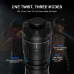 Тактически фенер Wuben T4 850 lumens Black с пръстен » Force.BG