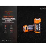Зарядна батерия 16340 Fenix ARB-L16-800UP 800mAh USB Type-C » Force.BG
