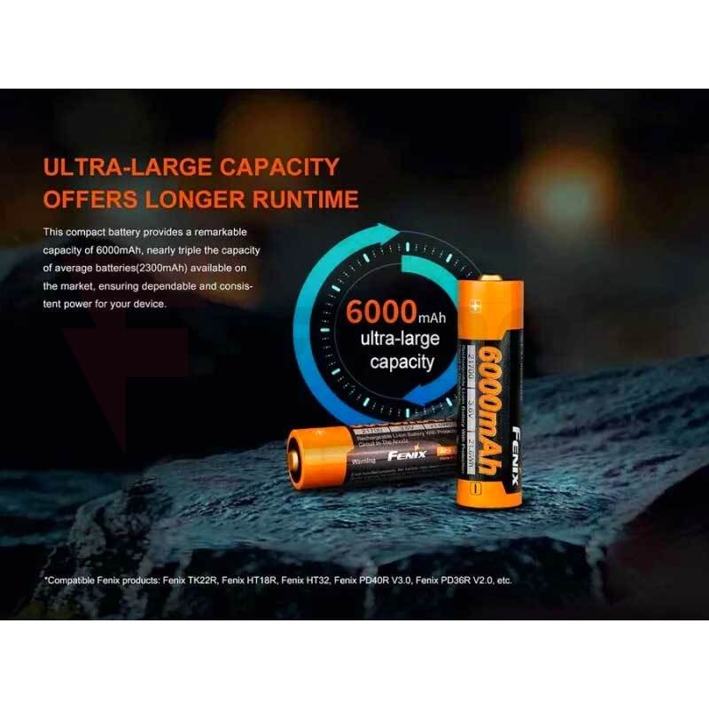 Акумулаторна батерия 21700 Fenix ARB-L21-6000 6000mAh » Force.BG