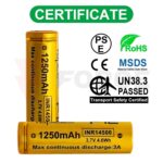 Батерия 14500 VAPCELL F12 1250mAh 3.6V литиева » Force.BG
