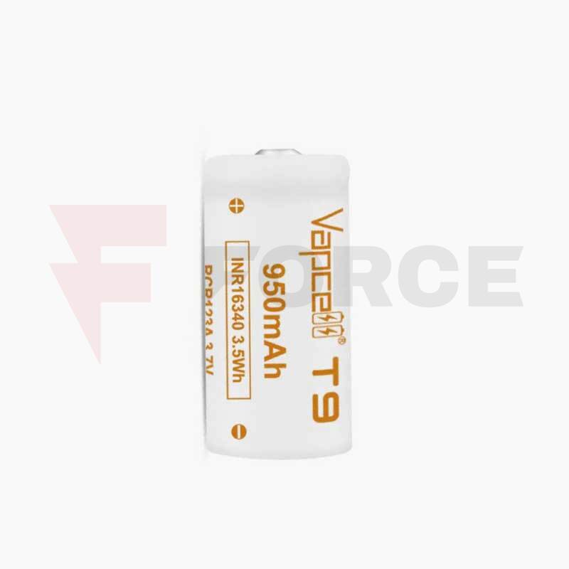 Акумулаторна батерия 16340 Vapcell T9 950mAh 3A » Force.BG