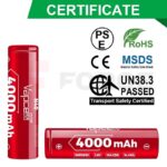 Акумулаторна батерия 18650 Vapcell N40 4000mAh 10A » Force.BG