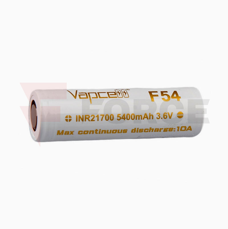 Зарядна батерия VAPCELL 21700 F54 5400mAh 10А