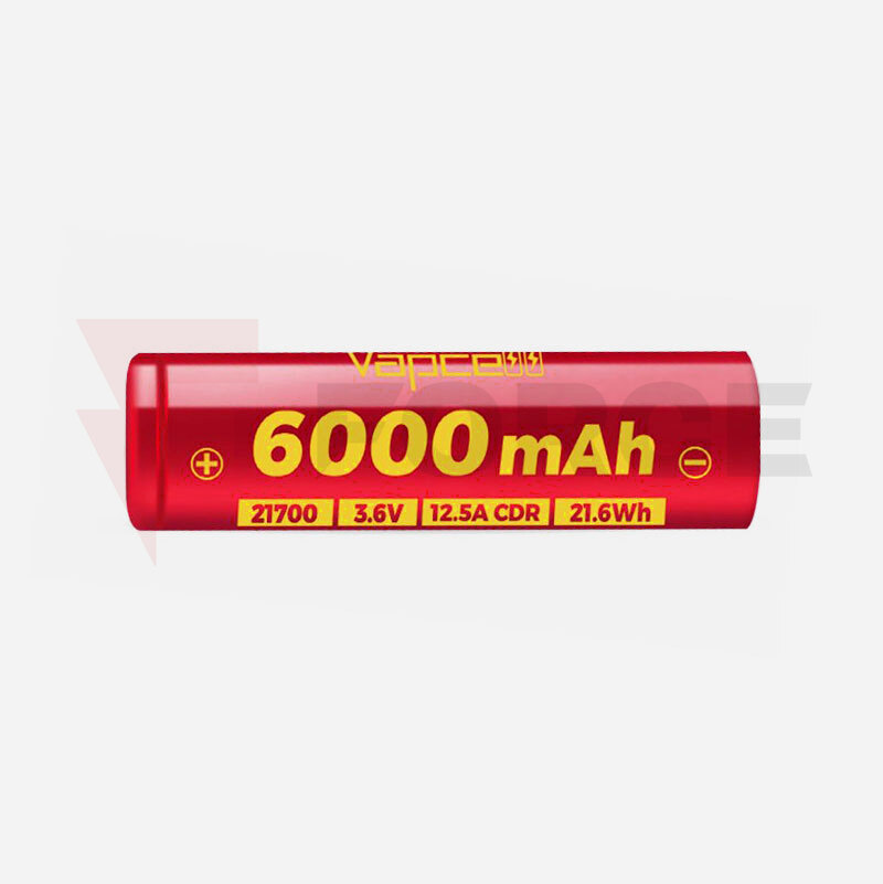 Зарядна батерия VAPCELL F60 21700 6000mAh 12.5 А