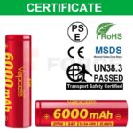 Акумулаторна батерия 21700 Vapcell F60 6000mAh 12.5A » Force.BG