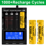Батерия 21700 VAPCELL M52 5200mAh 15А със защита » Force.BG