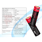 Батерия 14500 Vapcell P1409A 950mAh с Micro USB » Force.BG