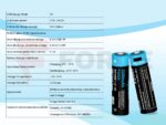 Зарядна батерия 14500 VAPCELL P1422A 2250mAh 1.5V USB-C » Force.BG